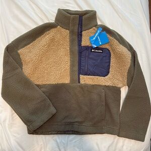 Columbia Sherpa Pullover Jacket Small